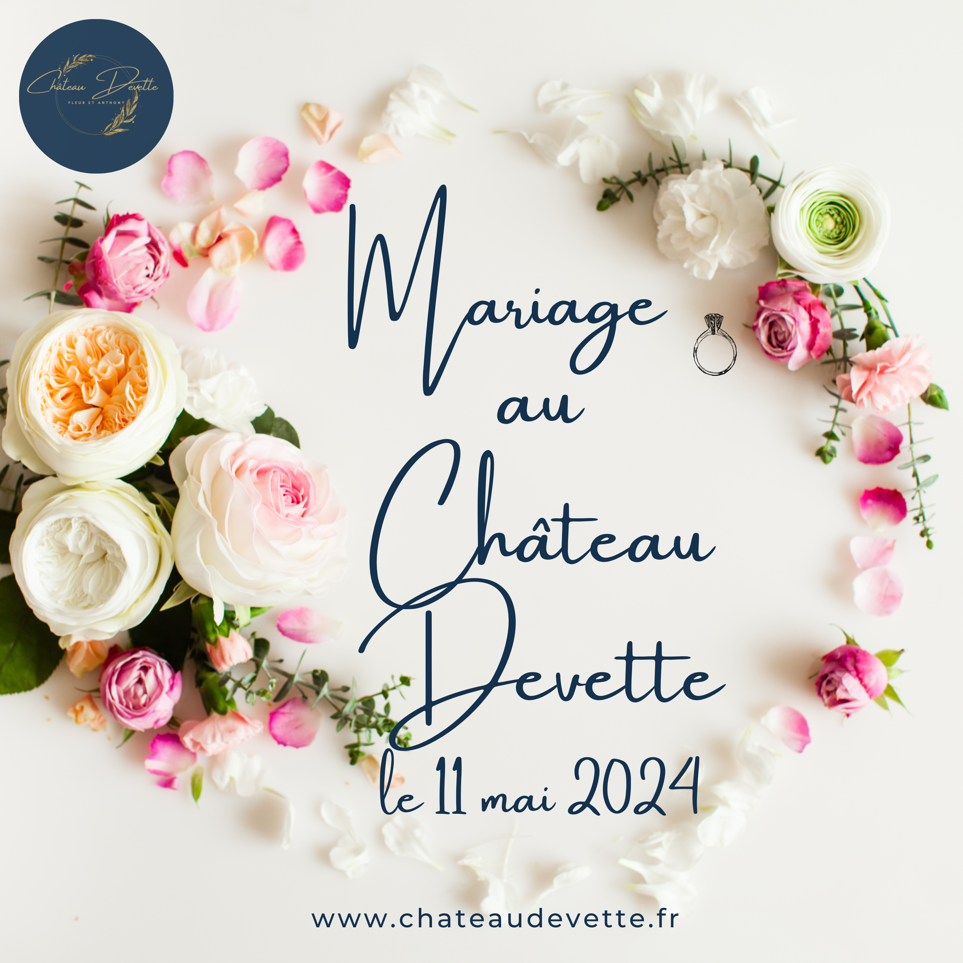 Mariage le 11 mai 2024